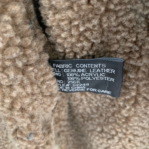 XOXO Suede Look Sherpa Lined Coat - Picture 7 of 8